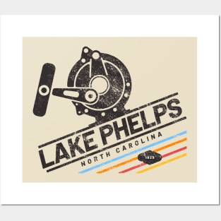 Fishing Reel for Fishing at Lake Phelps, North Carolina Posters and Art